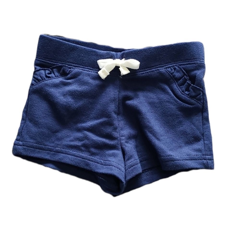 Navy Carter's Baby Girl Shorts 12 Months